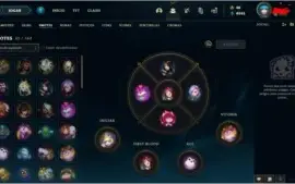 Conta LOL G4, level 166, 50 skins
