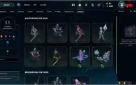 Conta LOL G4, level 166, 50 skins