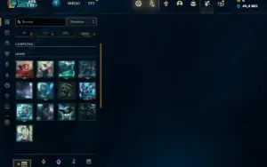 Conta Mestre com 26 Champs e 80% de Win Rate