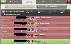 Clã de Clash of Clans (CoC) Nível 14, Capitólio nível 9