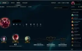 Conta Lol Unranked