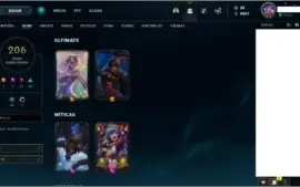 CONTA PLATINA COM 206 SKINS - PLATINA I - 2 LEVEL 277