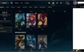 CONTA PLATINA COM 206 SKINS - PLATINA I - 2 LEVEL 277