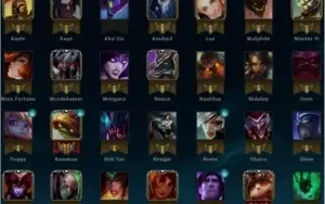 Conta Platina. Varios champs e Skins BOAS