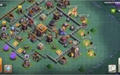 Conta do clash of clans full cv 11 com 10 mil gemas