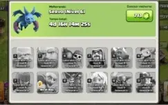 Conta do clash of clans full cv 11 com 10 mil gemas