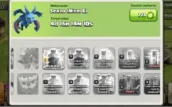 Conta do clash of clans full cv 11 com 10 mil gemas