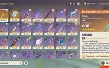 conta de genshin end game p2w sem vínculo
