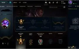 Conta gold 1 71% winrate