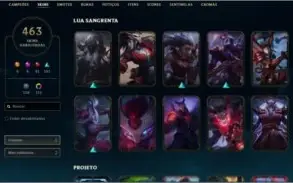 Conta Lendária de League of Legends