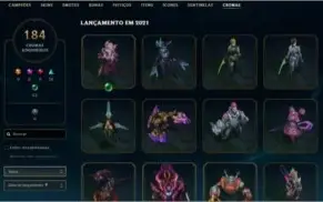 Conta Lendária de League of Legends