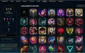 Conta Lendária de League of Legends