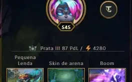 Conta Lendária de League of Legends