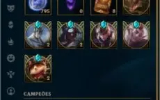 Conta Lendária de League of Legends