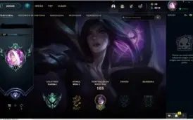 CONTA LOL PLATINA 1 MMR BOM COM SKINS