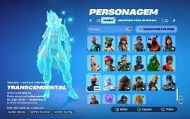 Conta de Fortnite c1 s7 com mais de 140 skins