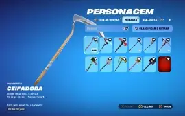 Conta de Fortnite c1 s7 com mais de 140 skins