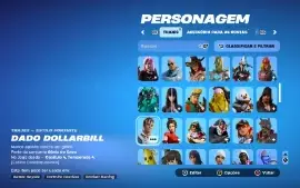 Conta de Fortnite c1 s7 com mais de 140 skins