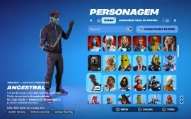 Conta de Fortnite c1 s7 com mais de 140 skins