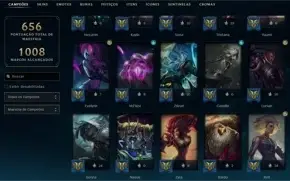 Conta LOL com todas as skins