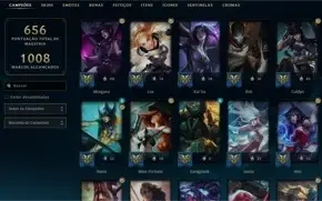 Conta LOL com todas as skins