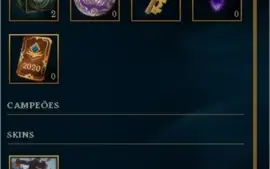 Conta League of Legends lv 29 com skins (1 ultimate)