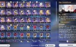 Conta de Honkai Star Rail com Luocha+Loba+Yanqing+Clara+Bis