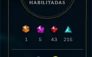 Conta LoL Unranked (MMR PLAT1) - TODOS campeões - 381 Skins