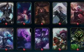 Conta LoL Unranked (MMR PLAT1) - TODOS campeões - 381 Skins
