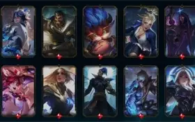Conta LoL Unranked (MMR PLAT1) - TODOS campeões - 381 Skins