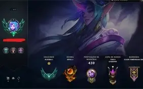 Conta LoL Unranked (MMR PLAT1) - TODOS campeões - 381 Skins