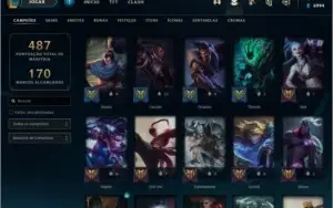 CONTA ALL CHAMPIONS, UNRANKED, 189 SKINS