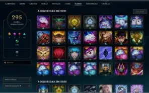 CONTA ALL CHAMPIONS, UNRANKED, 189 SKINS