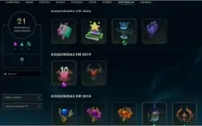 CONTA ALL CHAMPIONS, UNRANKED, 189 SKINS