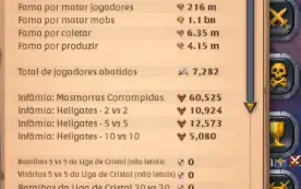 Conta Albion Online 1.33bn de fama - nunca fez rmt. FUll