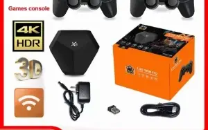 X6 duplo sem fio 2.4g game console 15000 + jogos para ps1/gb