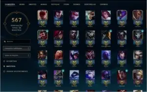 conta league of legends