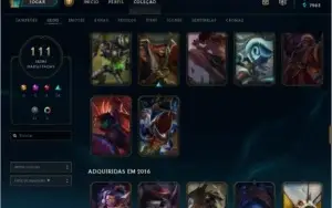 C.o.n.t.a Lol Level 96 // 113 Skin // Platina 3 //132 Champ