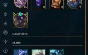 CONTA LOL GOLD 1 LVL 99