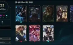 CONTA LOL GOLD 1 LVL 99
