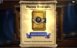 Conta hearthstone Com 4000 de Gold + 25 pacotes.