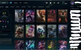 CONTA PRATA 2 COM 30 PDL , 112 CHAMPS E 57 SKINS +2 ESPOLIOS