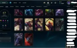 CONTA PRATA 2 COM 30 PDL , 112 CHAMPS E 57 SKINS +2 ESPOLIOS
