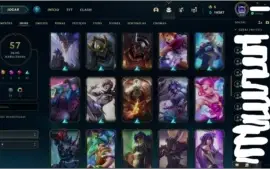 CONTA PRATA 2 COM 30 PDL , 112 CHAMPS E 57 SKINS +2 ESPOLIOS