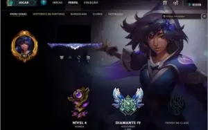 Conta de lol - Diamante 4 - 189 skins