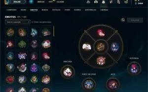 Conta ouro 4 com 80 Champs e 89 Skins + 2 Prestigios do Lee