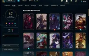 CONTA LEAGUE OF LEGENDS (ATIVAS/INATIVAS)