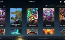 CONTA 85 SKINS; R$1800 GASTOS; DONO ÚNICO; 100K ESSENCIAS