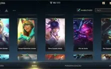 CONTA 85 SKINS; R$1800 GASTOS; DONO ÚNICO; 100K ESSENCIAS