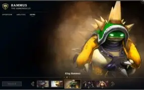 Conta LOL com corki Ufo + Ramunus Rei